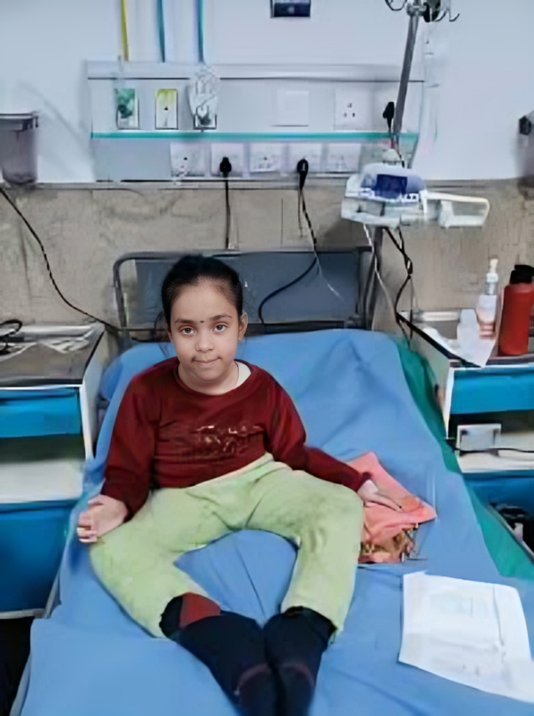 A child supported by Taraasha Foundation